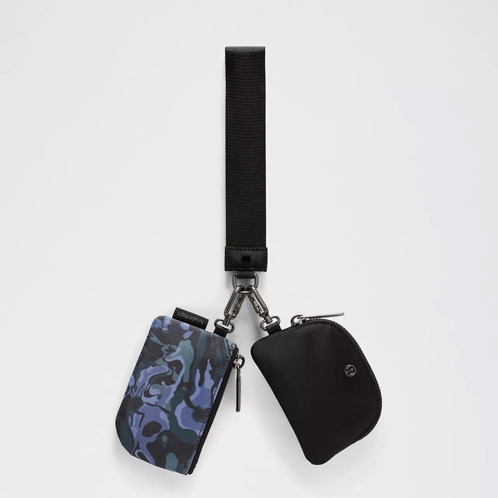 Lululemon Dual Pouch Wristlet- Flower Meld Mini Multi/Gunmetal